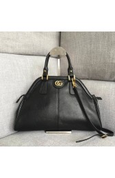Gucci RE medium top handle bag Style 516459 black HV10251aM39