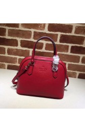 Gucci Signature Leather tote Bag 341504 red HV00421Il41