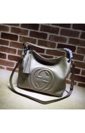 Gucci Soho Medium Tote Bag Calfskin Leather 408825 gold HV07542ta99