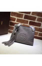 Gucci Soho mini Shoulder Bag 387043 gray HV07260dE28
