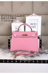 Hermes epsom leather kelly Tote Bag 1044 pink HV08510ea89