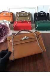 Hermes Mini Kelly Tote Bag Epsom leather 1707 camel HV02499Mn81