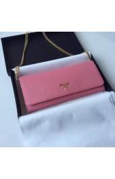 High Imitation Prada Calfskin Leather Shoulder Bag 1BP290 rose HV10126bg96