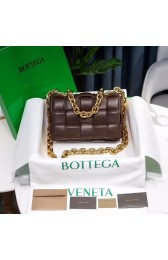 High Quality Imitation Bottega Veneta THE CHAIN CASSETTE Expedited Delivery 631421 Chocolates HV07280Vu82