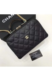 High Quality Imitation Newest Chanel Flap Tote Bag 6598 black HV00390Vu82