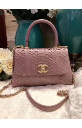 High Quality Replica Chanel Classic Top Handle Bag A92991 pink HV04893aR54