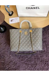 Hot Chanel Original large shopping bag Grained Calfskin A93525 grey HV04434cT87
