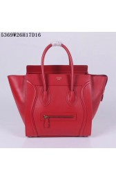 Hot Replica Celine Luggage Micro Tote Bag CLY5369 Red HV04758wR89