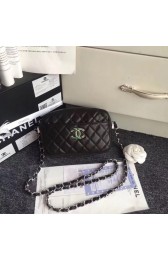 Imitation 1:1 Chanel Classic Clutch with Chain Original Sheepskin 57746 black HV00862LT32