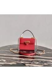 Imitation 1:1 Prada Saffiano leather Prada Symbole bag 1BN021 red HV08117LT32