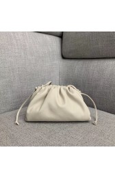 Imitation Bottega Veneta Sheepskin Handble Bag Shoulder Bag 1189 white HV00713lH78