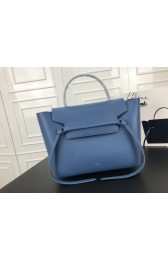 Imitation Celine Belt Bag Original Leather Medium Tote Bag A98311 blue HV01030sJ18