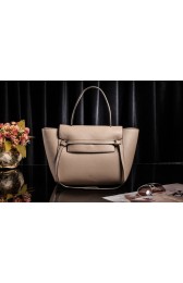 Imitation Celine Belt Bag Original Litchi Leather 3345 Khaki HV00767uq94