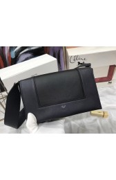 Imitation Celine frame Bag Original Calf Leather 5756 black HV03600VO34