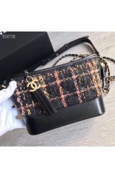 Imitation Chanel gabrielle small hobo bag A91810 black HV09847uq94