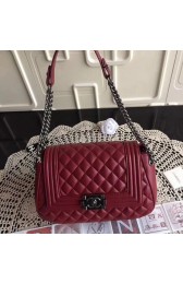 Imitation Chanel Sheepskin Leather Shoulder Bag COCO 5698 red HV00527AI36