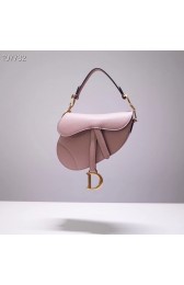 Imitation Fashion Dior SADDLE-TAS VAN KALFSLEER M0446C light pink HV08293kd19