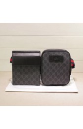 Imitation Fashion Gucci GG Supreme belt bag 450956 black HV00628kd19
