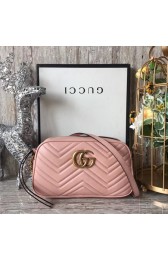 Imitation Gucci GG NOW Shoulder Bag 446732 pink HV02125sJ18