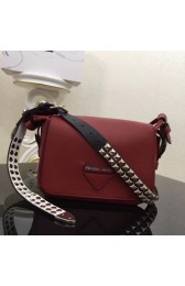 Imitation High Quality Prada Concept calf leather bag 1BD123 Wine HV08522Bo39
