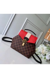 Imitation Louis vuitton hot springs backpack Original leather CLAPTON M42259 red HV00429EY79