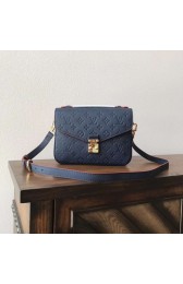 Imitation Louis Vuitton original Monogram Empreinte Tote Bag M41486 Blue with red HV08706SU58