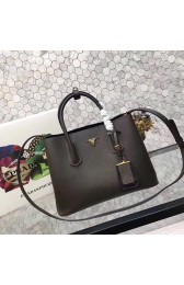 Imitation Prada saffiano lux tote original leather bag bn2756 olive-green HV08013lH78