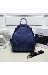 Imitation Top Chanel nylon Backpack A696814 blue HV03651tr16