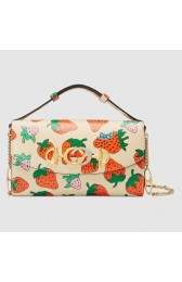 Knockoff Best Gucci Zumi Strawberry print mini bag 564718 HV07540sm35