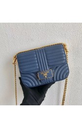 Knockoff Best Prada Diagramme leather shoulder bag 1BD217 blue HV11920sm35