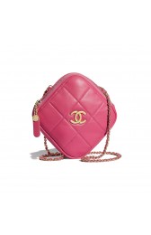 Knockoff Chanel small diamond bag Grained Calfskin & Gold-Tone Metal AS2201 Pink HV05708eF76
