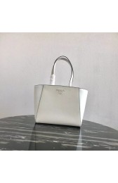 Knockoff Prada Embleme Saffiano leather bag 1BG288 white HV08427cS18