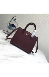 Knockoff Prada saffiano lux tote original leather bag bn4458 Wine HV06438eF76