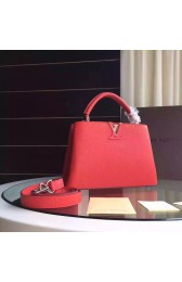 Louis Vuitton Capucines BB Tote Bag 94754 Red HV11220De45