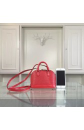 Louis Vuitton epi leather mini tote bag 50516 red HV02883Yv36