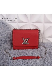 Louis Vuitton epi leather shoulder bag 50123 red HV10681nE34