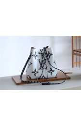 Louis Vuitton Monogram Canvas Neonoe Adjustable Strap Handbag M44020 white HV08451Il41