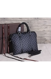 Louis Vuitton monogram canvas tote bag 41611 black HV04990tL32