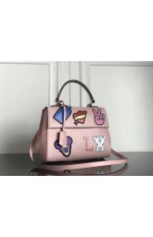 Louis Vuitton original Epi Leather CLUNY BB M52484 pink HV09040Va47