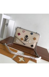 Louis vuitton Original Leather Evening Bag Clutch Love Note replica M54500 cream HV00450ED90