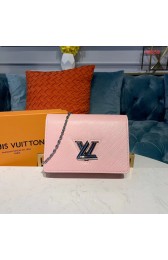 Louis Vuitton TWIST BELT CHAIN WALLET M68559 pink HV03613Yv36