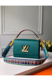 Louis Vuitton twist medium tote bag M55851 Emerald HV05810DV39
