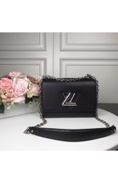 Louis Vuitton TWIST Original leather Shoulder Bag M50280 black HV01531rh54