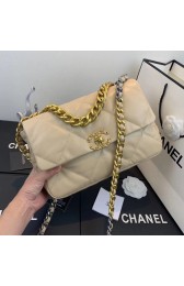 Luxury Chanel Original Soft Leather Chain Bag CC9238 Cream HV04121QT69