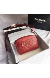 Luxury Replica Chanel Original Camera Case Calfskin & Gold-Tone Metal A57659 red HV07039vv50