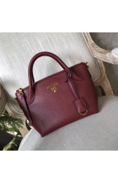 Prada Calf leather bag 1BH111 Burgundy HV00716Ym74