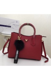Prada Calf leather bag 56922 red HV01516Il41