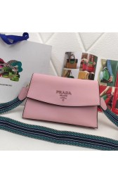 Prada Calf leather shoulder bag 66138 pink HV01912fc78