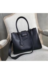 Prada Leather handbag 1BG148 black HV05283Kf26