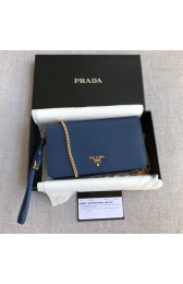 Prada Saffiano Leather Mini Bag 1HZ029 blue HV03591bW68